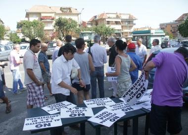 <b>CORTEO</b> Un momento della protesta di domenica 
