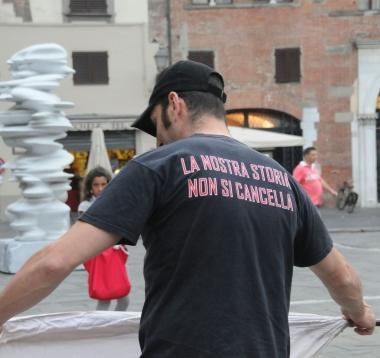 Uno dei tanti tifosi che fino allultimo ha sperato nel miracolo (Vip) 