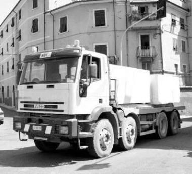 Un camion del marmo