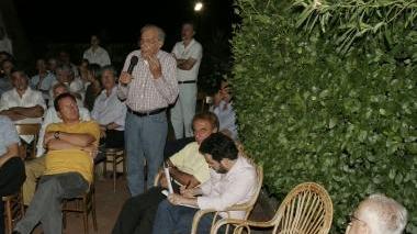 L’incontro a Villa del Palco