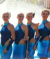 Le majorettes magiare protagoniste del festival di Vinci    