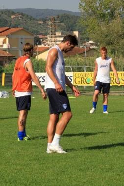 Mchedlidze durante una pausa 