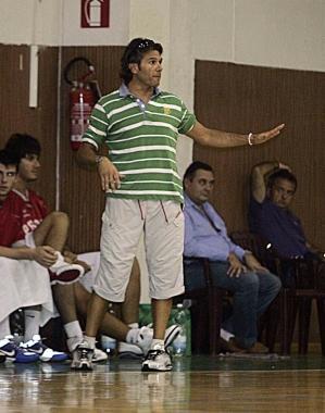 Coach Federico Santi e lala pivot Simone Genovali          