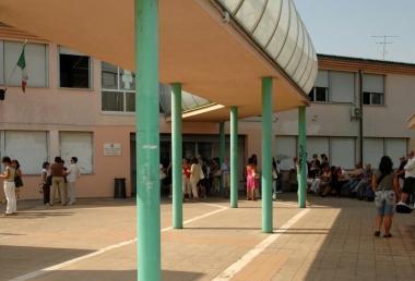 Una veduta del liceo scientifico XXV Aprile di Pontedera 
