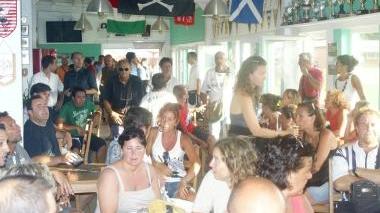 <b>LA FESTA. </b> Un momento della celebrazione e accanto il presidente Tobia