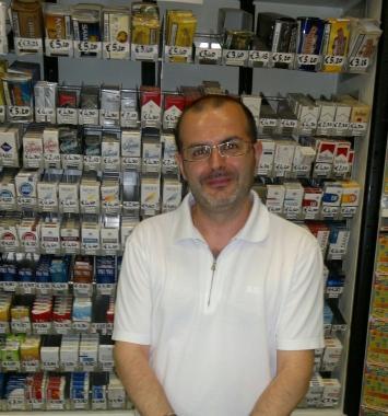 Il titolare della tabaccheria Marco Scardigli 