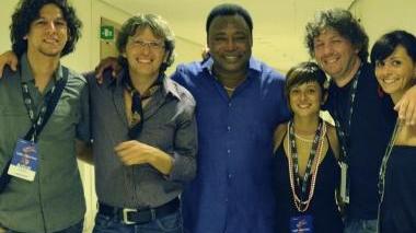 Il gruppo di Picchi con George Benson