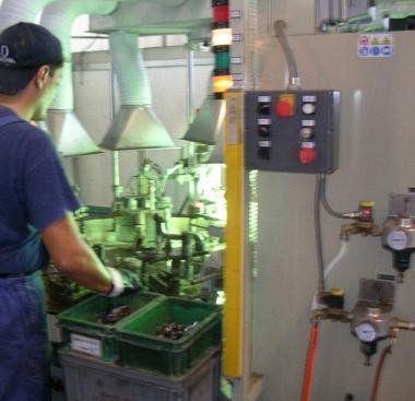 Un operaio al lavoro 
