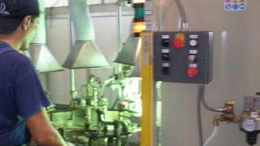 Un operaio al lavoro