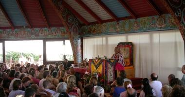 <b>IL GOMPA </b>di Merigar durante un incontro     