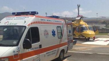 Un trasferimento in elisoccorso