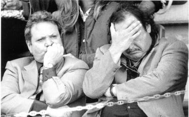<b>PISA CALCIO. </b>Posarelli e Gerbi in un momento di difficolt&agrave; 