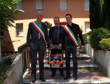 Buselli Martignoni e Ferrini dimostrano per il punto nascita 