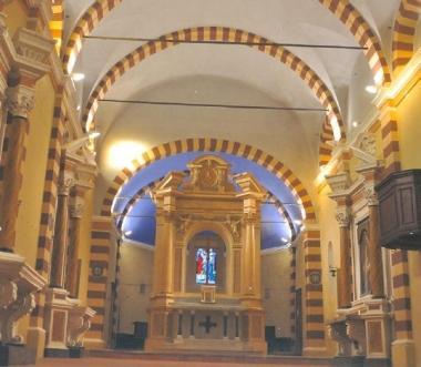 <b>MONTORGIALI.</b> La chiesa di San Biagio 