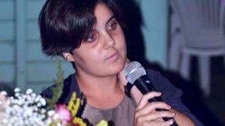 <b>SCRITTRICE.</b> Alessia Matta ha presentato il volume “Racconti” nella piazza di Ronchi