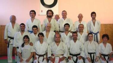 <b>KARATE. </b>Gianni Tucci con i suoi allievi