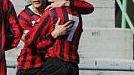 <b>VALZER </b>Biggi e Scandurra abbracciati in maglia Lucchese: balleranno anche in arancione?