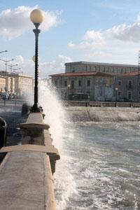«Vento a 100 all'ora» ma l'allarme libeccio rientra dopo 4 ore