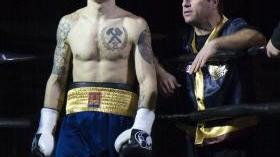 <b>RING.</b> Lenny Bottai all’angolo insieme al suo tecnico Rizzoli, a fianco il gruppo della Spes Fortitude e gli spazi angusti della palestra allo stadio