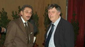 Egiziano Maestrelli in una foto di alcuni anni fa con Enrico Castellacci (vip)