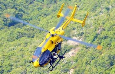 Lelisoccorso in volo foto darchivio   
