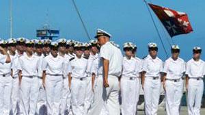 Salpati gli allievi dell'Accademia