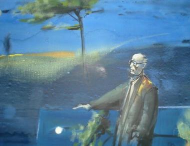 Una delle opere in mostra dellartista Mario Madiai      