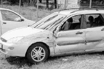 <b>LAUTO INCIDENTATA</b> La vittima era seduta accanto al conducente     