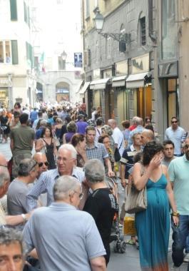 Negozi in centro storico     