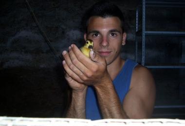 Francesco Stabile ha scelto di fare il contadino per passione 