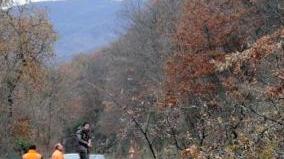 Una frana in Lunigiana