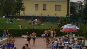 La vasca dei bambini alla piscina comunale di Montecatini