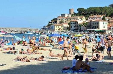 La spiaggia di Marina di Campo 