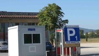 Il parcheggio di Pasquino Da qui partono le navette