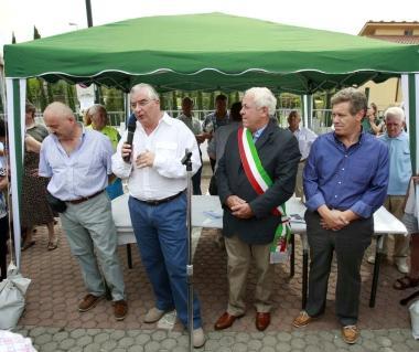 Le autorit&agrave; presenti allinaugurazione 