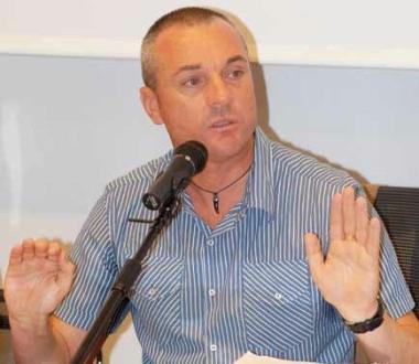 Michele Biagi e a destra Anna Marson 