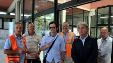 I volontari Auser sotto il Comune