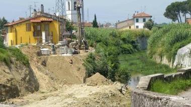 La prima fase di lavori sull’Ombrone, a Ferruccia