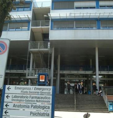 <b>NOTTE MOVIMENTATA. </b>Lingresso dellospedale Versilia 