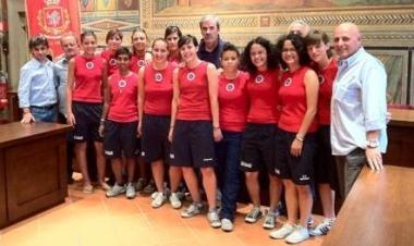 Le ragazze della Scalese ricevute in municipio a San Miniato 