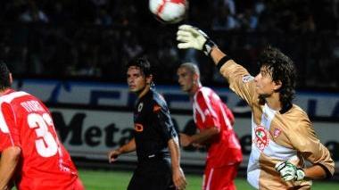 <b>RIENTRANTE</b>. Il portiere Ivan Lanni nell’amichevole con la Roma del 2009