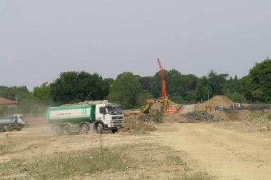 Il cantiere della Bretella      