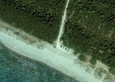 <b>DA GOOGLE EARTH.</b> La duna che negli anni si &egrave; abbassata 