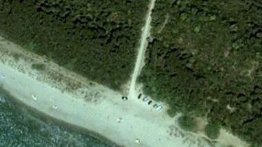 <b>DA GOOGLE EARTH.</b> La duna che negli anni si è abbassata