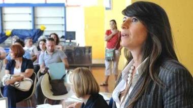 Valeria Del Pizzo (Cgil) presenta la ricerca ai dipendenti della Call&Call