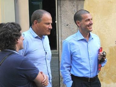 Riccardo Maestrelli assieme allassessore Lido Moschini (vip) 