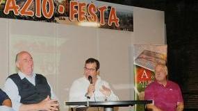 Un momento della serata sui 40 anni dell’Atletico