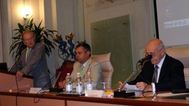 Il tavolo dei relatori al convegno della Sant’Anna