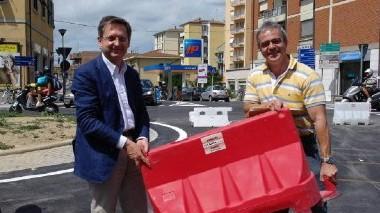 Via Conte Fazio, lavori finiti. Circolazione a pieno regime sulla nuova rotatoria
