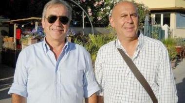<b>PRESIDENTI.</b> A sinistra l’attuale Gaggioli, a destra l’ex Rotoloni